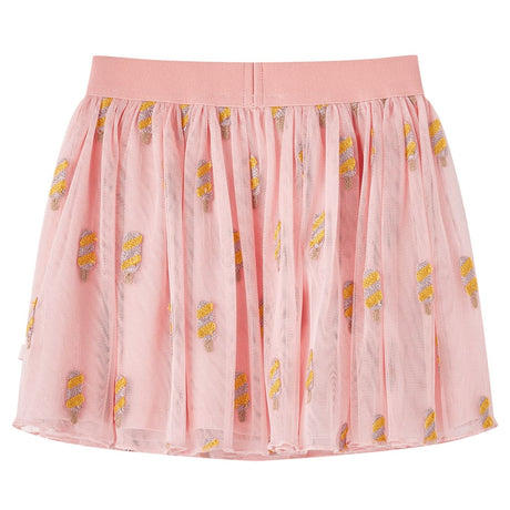 VidaXL Kinderrock mit Tüll 116 Hellrosa