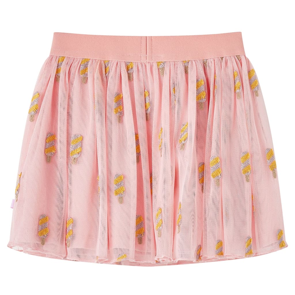 VidaXL Kinderrock mit Tüll 128 Hellrosa
