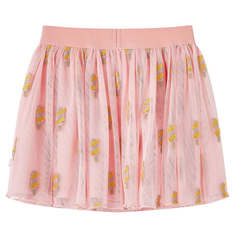 VidaXL Kinderrock mit Tüll 128 Hellrosa