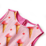 VidaXL Kinderkleid 92 leuchtendes Rosa