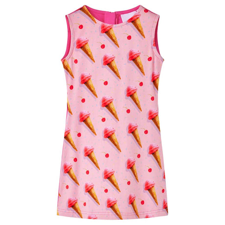 VidaXL Kinderkleid 104 leuchtendes Rosa