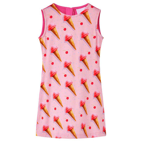 VidaXL Kinderkleid 140 leuchtendes Rosa