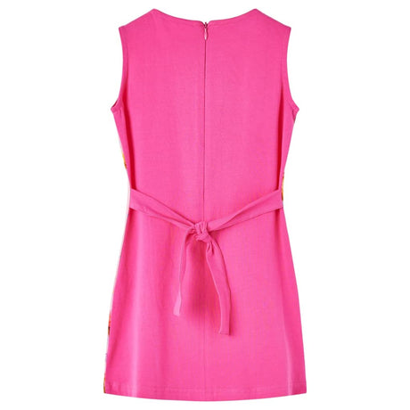 VidaXL Kinderkleid 140 leuchtendes Rosa
