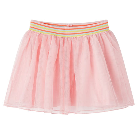 VidaXL Kinderrock mit Tüll 116 Hellrosa