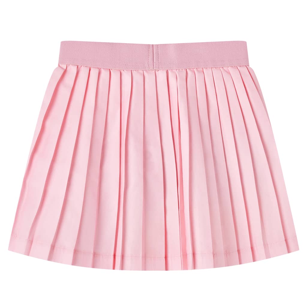 VidaXL Kinderrock plissiert 104 Hellrosa