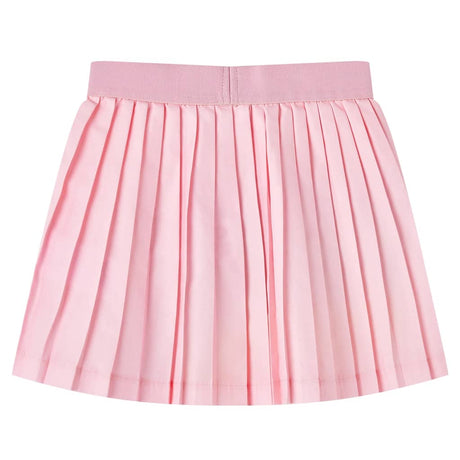 VidaXL Kinderrock plissiert 128 Hellrosa