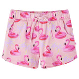 VidaXL Kindershorts mit Kordelzug 92 Hellrosa