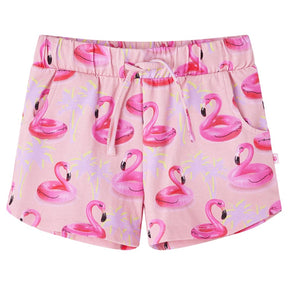 VidaXL Kindershorts mit Kordelzug 92 Hellrosa