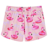 VidaXL Kindershorts mit Kordelzug 128 Hellrosa