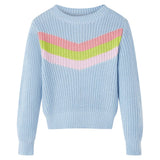 VidaXL Kinderpullover gestrickt 92 Blau