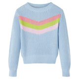 VidaXL Kinderpullover gestrickt 104 Blau