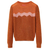 VidaXL Kinderpullover gestrickt 104 cognacfarben
