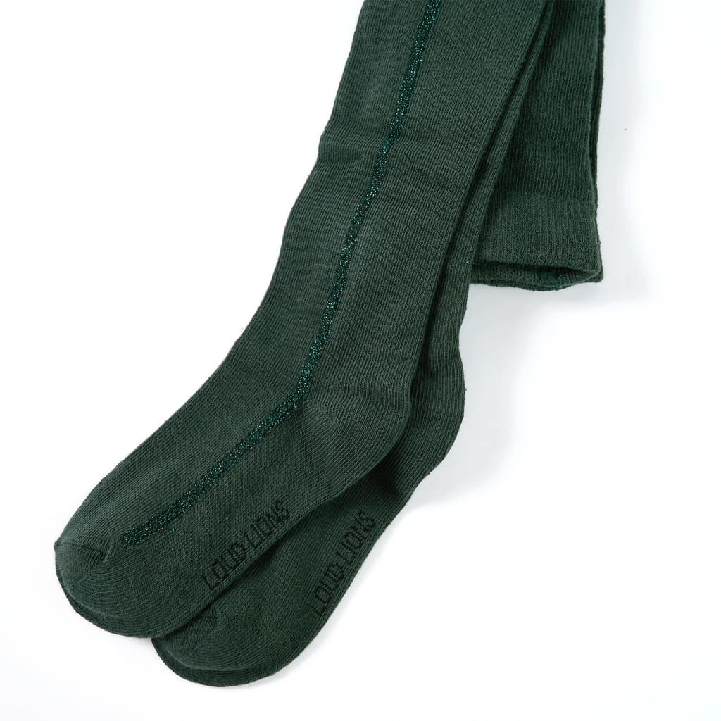 VidaXL Kinderstrumpfhose 104 dunkelgrün