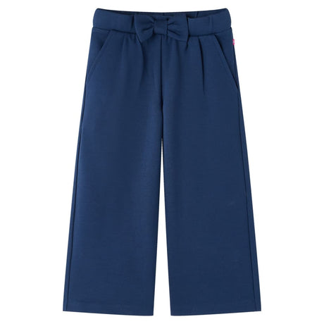 VidaXL Kinderhose mit weitem Bein 104 Marineblau