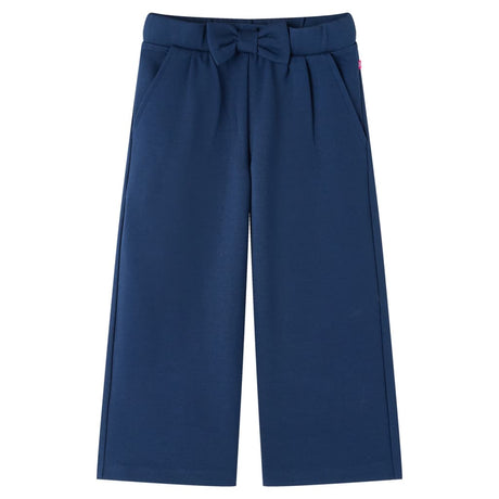 VidaXL Kinderhose mit weitem Bein 116 Marineblau