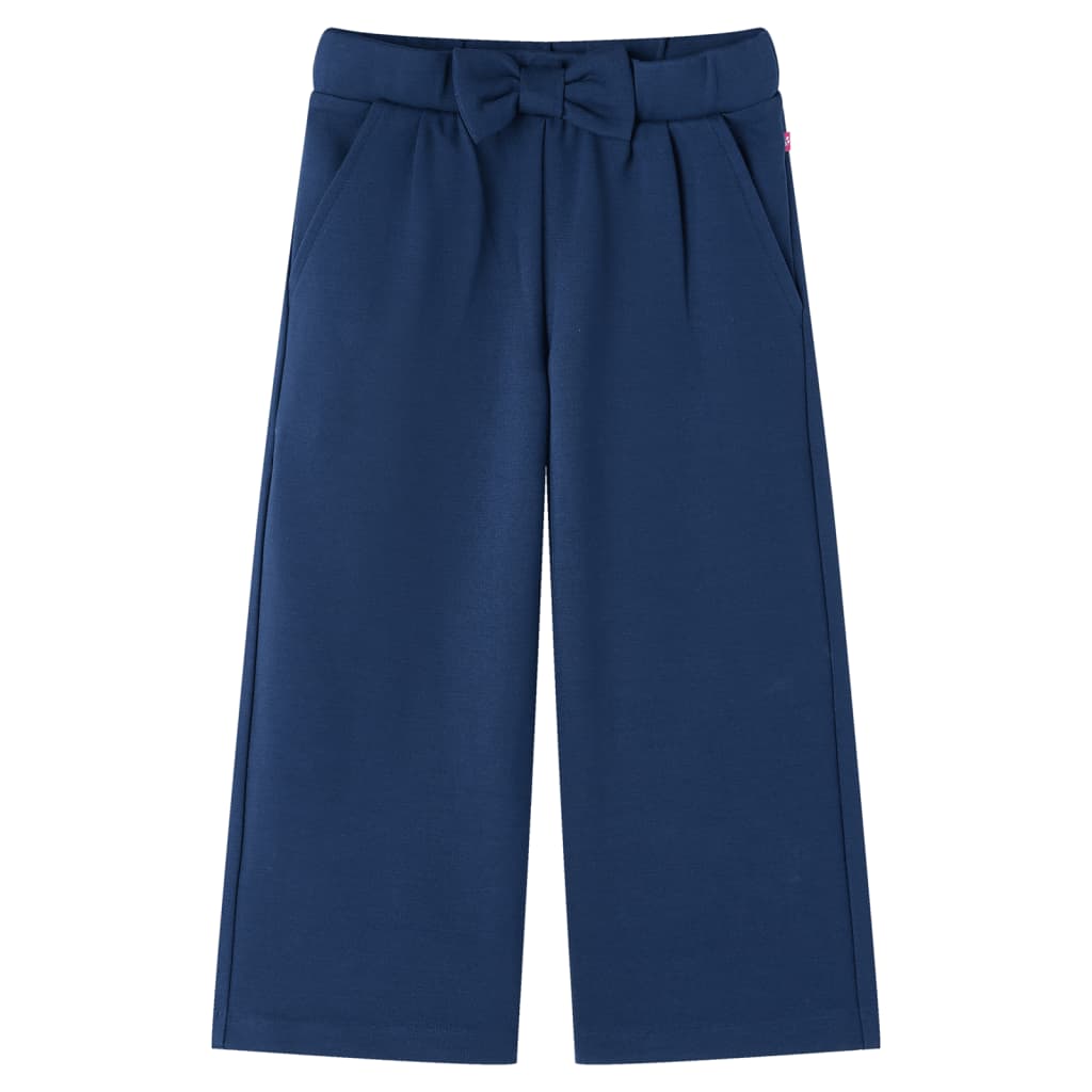VidaXL Kinderhose mit weitem Bein 128 Marineblau