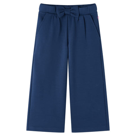 VidaXL Kinderhose mit weitem Bein 128 Marineblau