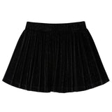 VidaXL Kinderrock plissiert 116 Lurex Schwarz