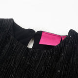 VidaXL Kinderkleid mit langen Ärmeln 116 Schwarz