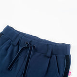 VidaXL Kinderhose mit schwarzem Besatz 140 Marineblau