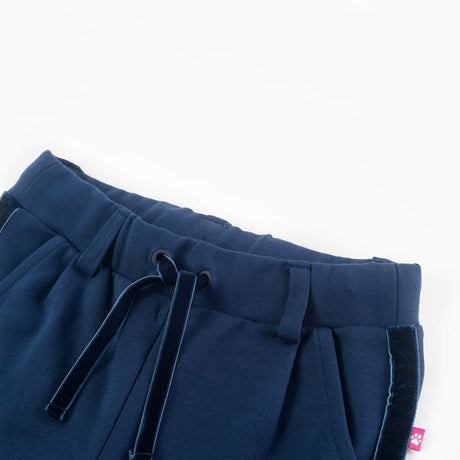VidaXL Kinderhose mit schwarzem Besatz 140 Marineblau