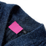 VidaXL Kinderstrickjacke gestrickt 104 Marineblau