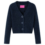VidaXL Kinderstrickjacke 140 Marineblau gestrickt