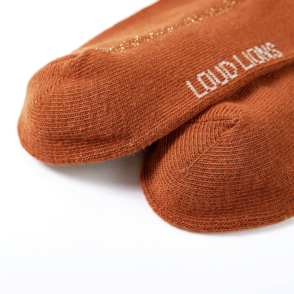 VidaXL Kinderstrumpfhose 116 cognacfarben
