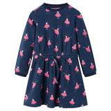 VidaXL Kinderkleid 92 Blau