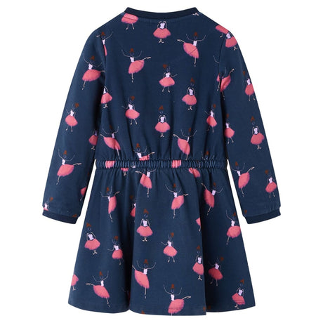 VidaXL Kinderkleid 128 Marineblau