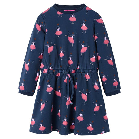 VidaXL Kinderkleid 140 Marineblau