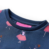 VidaXL Kinderkleid 140 Marineblau