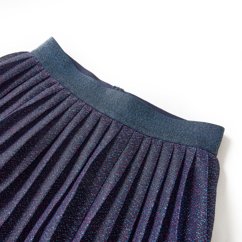 VidaXL Kinderrock mit Glitzer 104 Marineblau