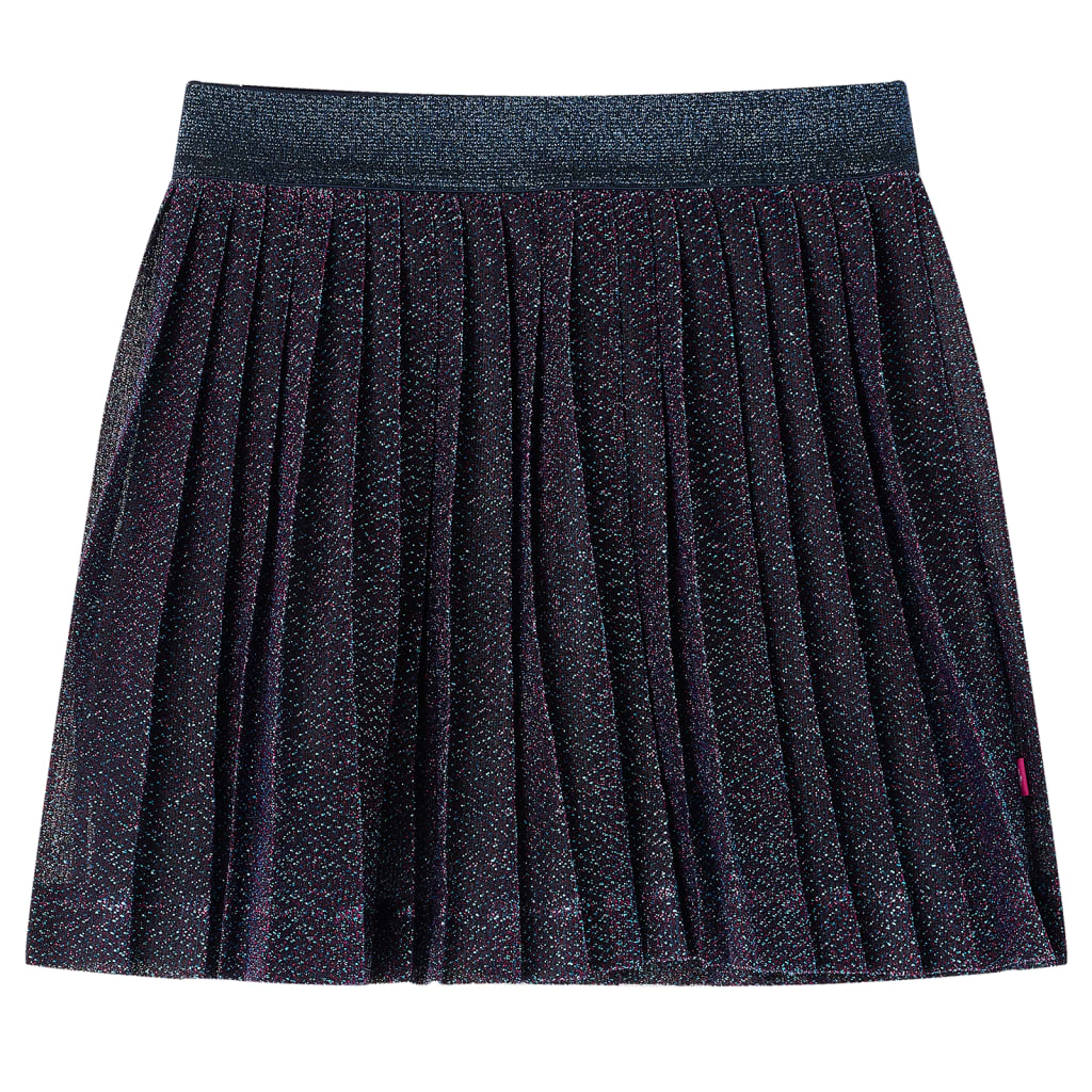 VidaXL Kinderrock mit Glitzer 116 Marineblau