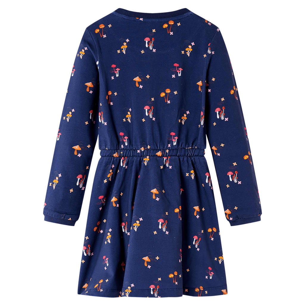 VidaXL Kinderkleid 92 Marineblau