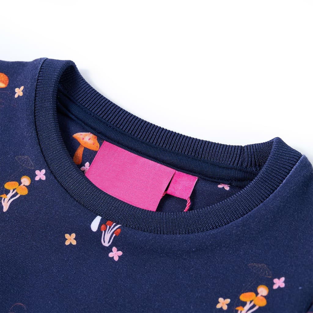 VidaXL Kinderkleid 128 Marineblau