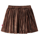 VidaXL Kinderrock mit Glitzer 92 cognacfarben