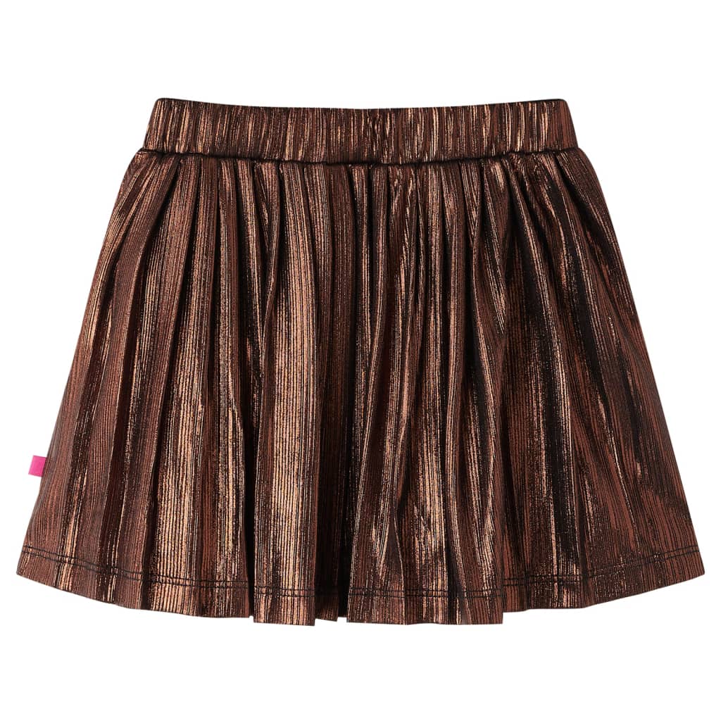 VidaXL Kinderrock mit Glitzer 116 cognacfarben