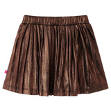 VidaXL Kinderrock mit Glitzer 116 cognacfarben