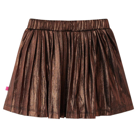 VidaXL Kinderrock mit Glitzer 116 cognacfarben