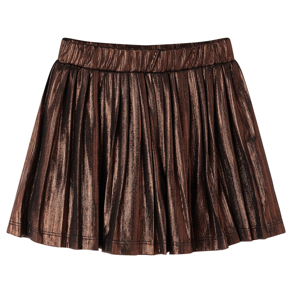 VidaXL Kinderrock mit Glitzer 128 cognacfarben