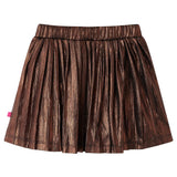 VidaXL Kinderrock mit Glitzer 140 cognacfarben