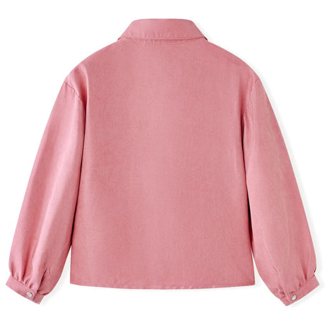 VidaXL Kinderbluse mit Laternenärmeln 92 Altrosa