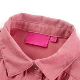 VidaXL Kinderbluse mit Laternenärmeln 104 Altrosa