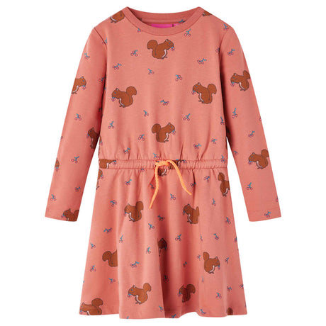 VidaXL Kinderkleid 92 Altrosa