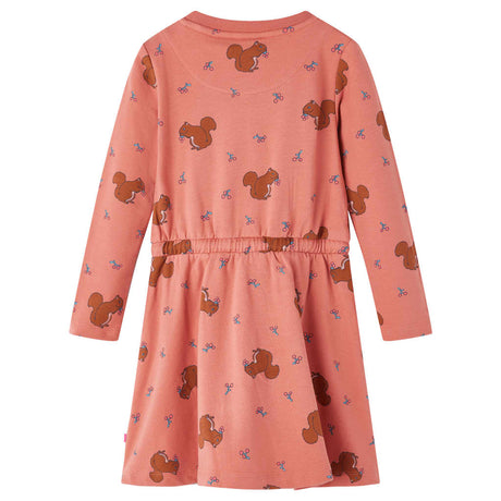 VidaXL Kinderkleid 92 Altrosa