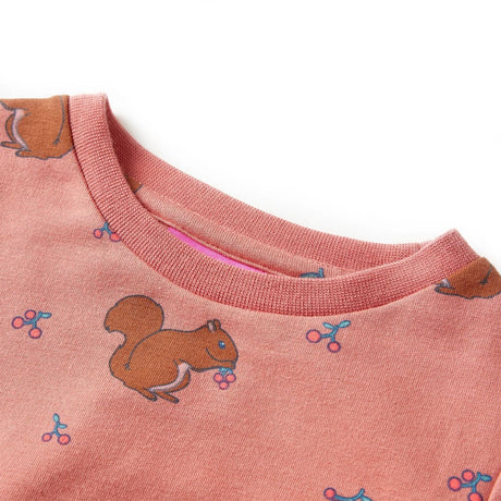 VidaXL Kinderkleid 104 Altrosa