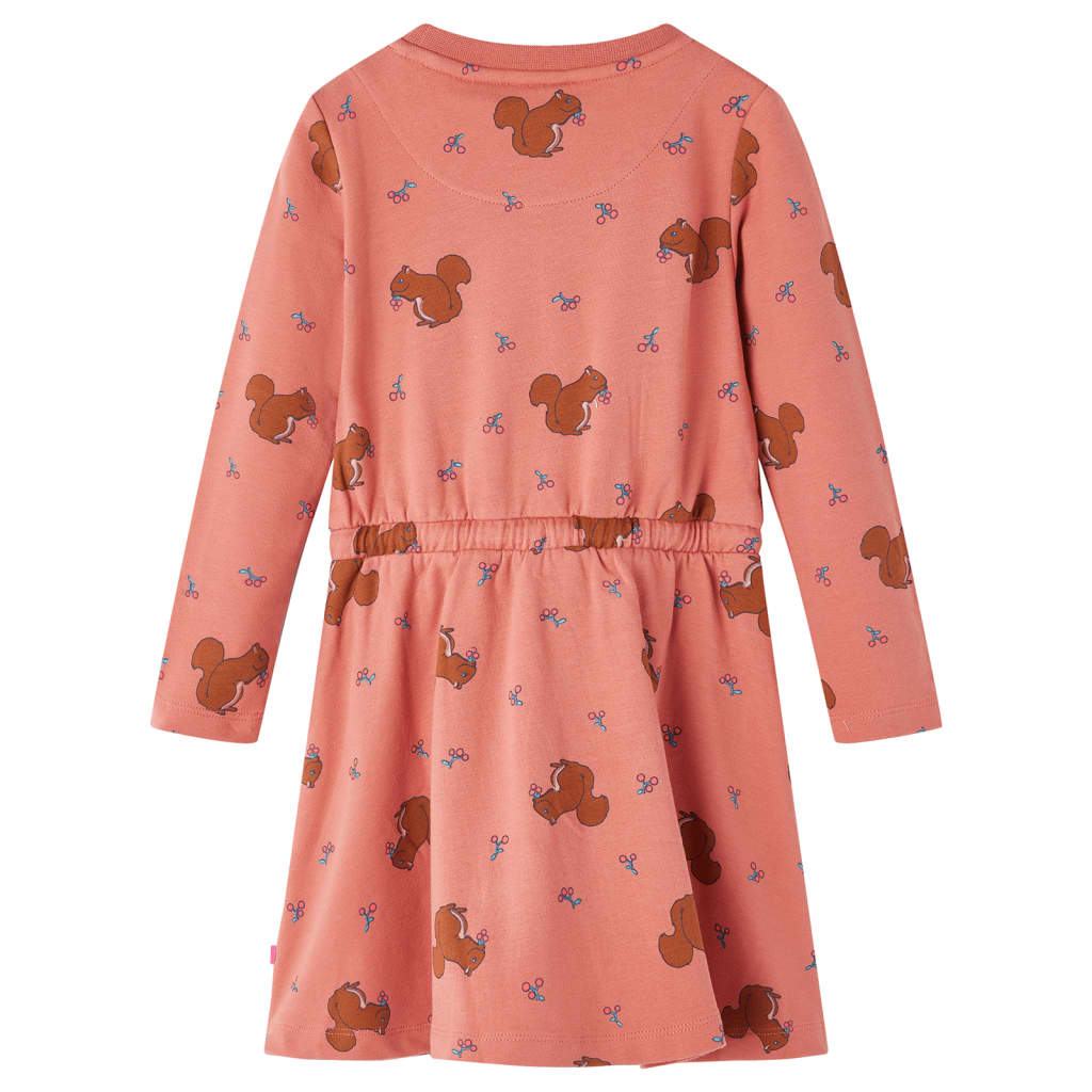 VidaXL Kinderkleid 116 Altrosa