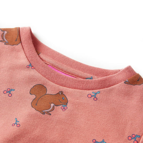VidaXL Kinderkleid 116 Altrosa