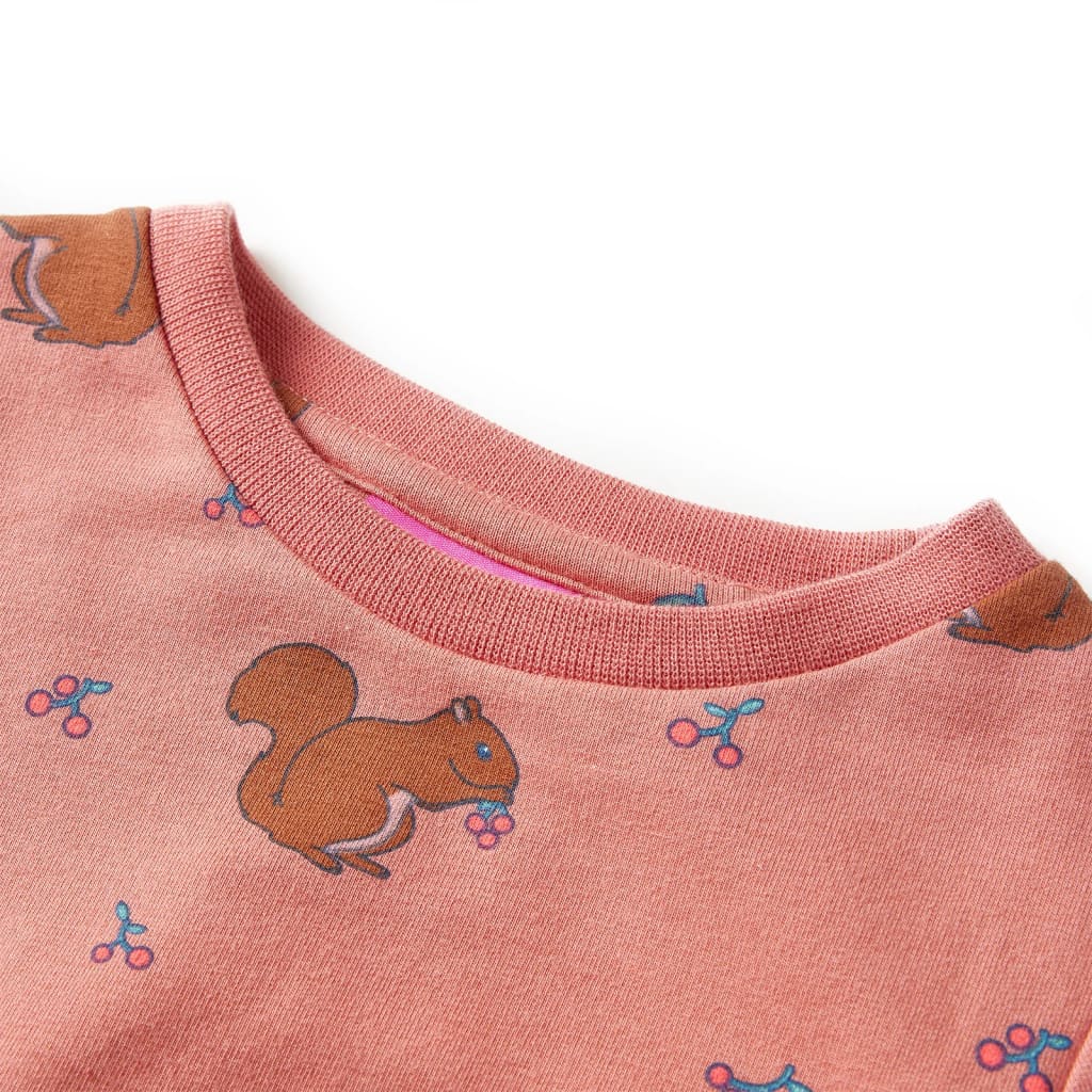 VidaXL Kinderkleid 140 Altrosa